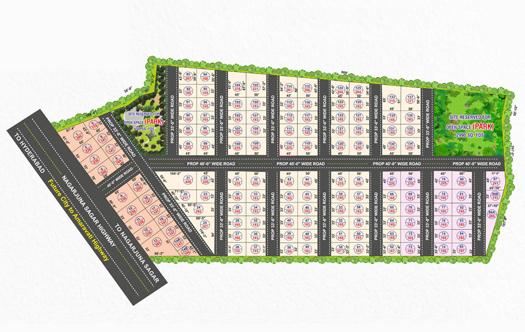 plots near RRR Hyderabad, Nagarjuna Sagar Highway plots